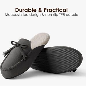 NIB Dream Pairs Memory Foam Moccasin Slippers